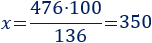 Problemas resueltos con porcentajes mayores que 100%. Aplicamos una regla de tres simple para calcular los porcentajes. Problemas de aplicación. Matemáticas. ESO. Secundaria.