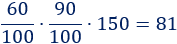 Resolvemos 10 problemas variados de porcentajes. Calculamos los porcentajes mediante una regla de tres.